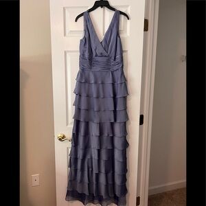 Blue Patra evening gown